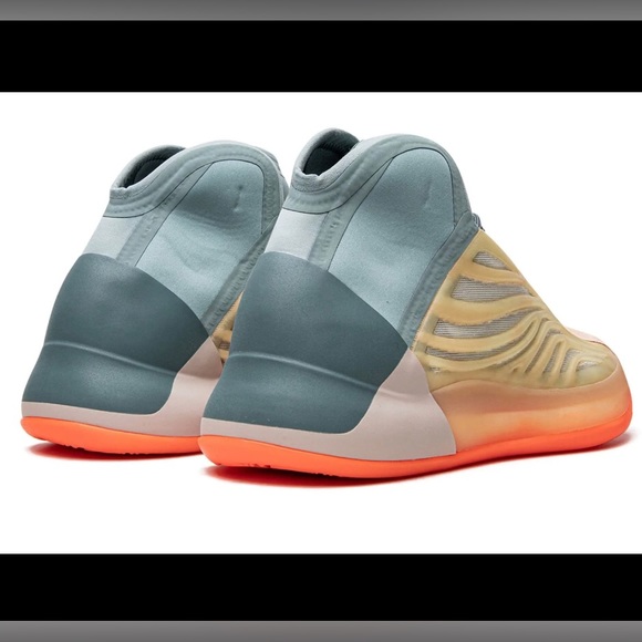 ADIDAS YEEZY QNTM HI-RES CORAL SHOES SNEAKERS MENS SIZE 9.5 NEW IN BOX quantum - Picture 5 of 11